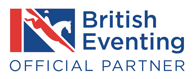 Logo of British Eventing - Equell are an official partner of BE